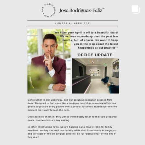 Rodriguez Feliz, MD office update article